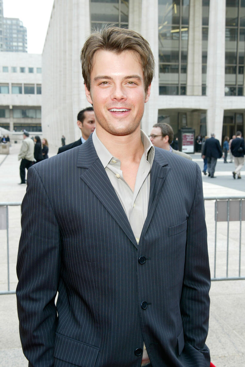 Josh Duhamel at the "NBC Upfront" in New York City.