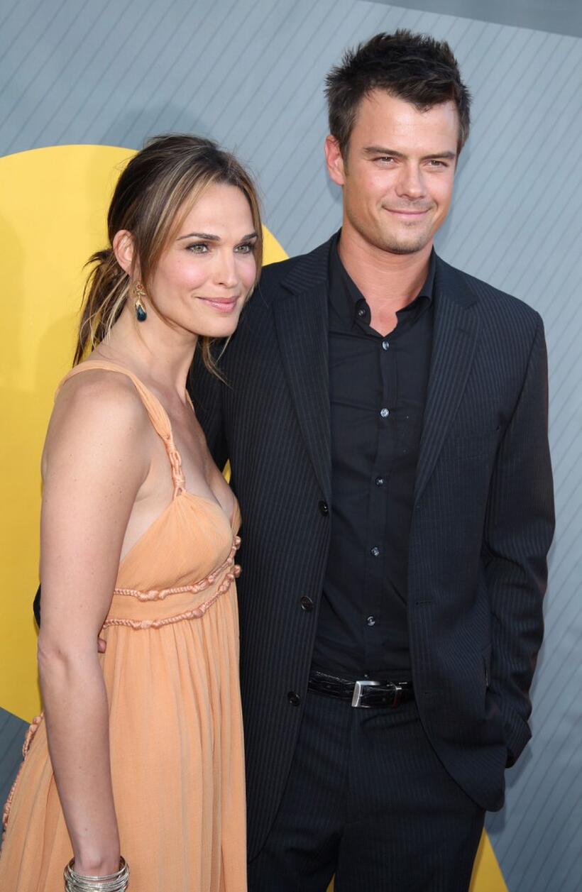 Molly Sims and Josh Duhamel at the NBC All-Star Party during the 2007 Summer Television Critics Association Press Tour.