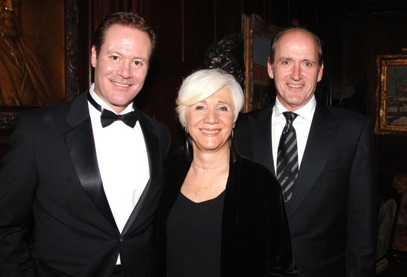 Olympia Dukakis, Chris Lemmon and Richard Jenkins at the National Arts Club celebration honoring Olympia Dukakis.