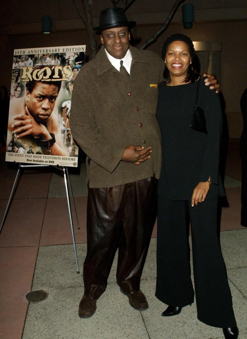Bill Duke and his wife Shelia Moses at the screening of the 25th Anniversary restrospective of the television series "Roots" at the Academy of Television Arts and Sciences.