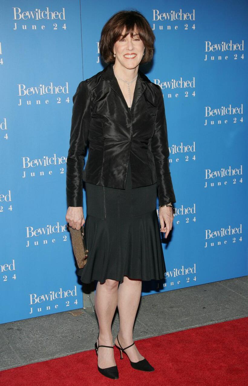 Nora Ephron at the premiere of "Bewitched".