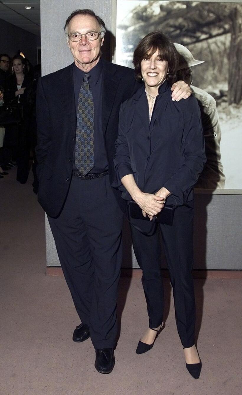 Nora Ephron and Nick Pileggi at the screening of "The Kid Stays In The Picture".
