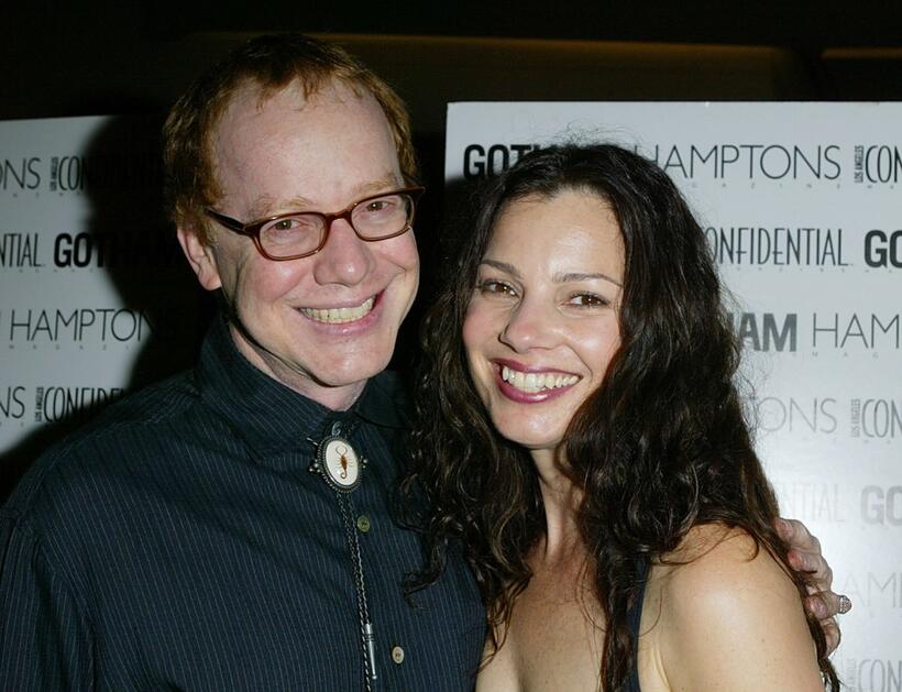 Danny Elfman and Fran Drescher at the world premiere of "Kid Notorious".
