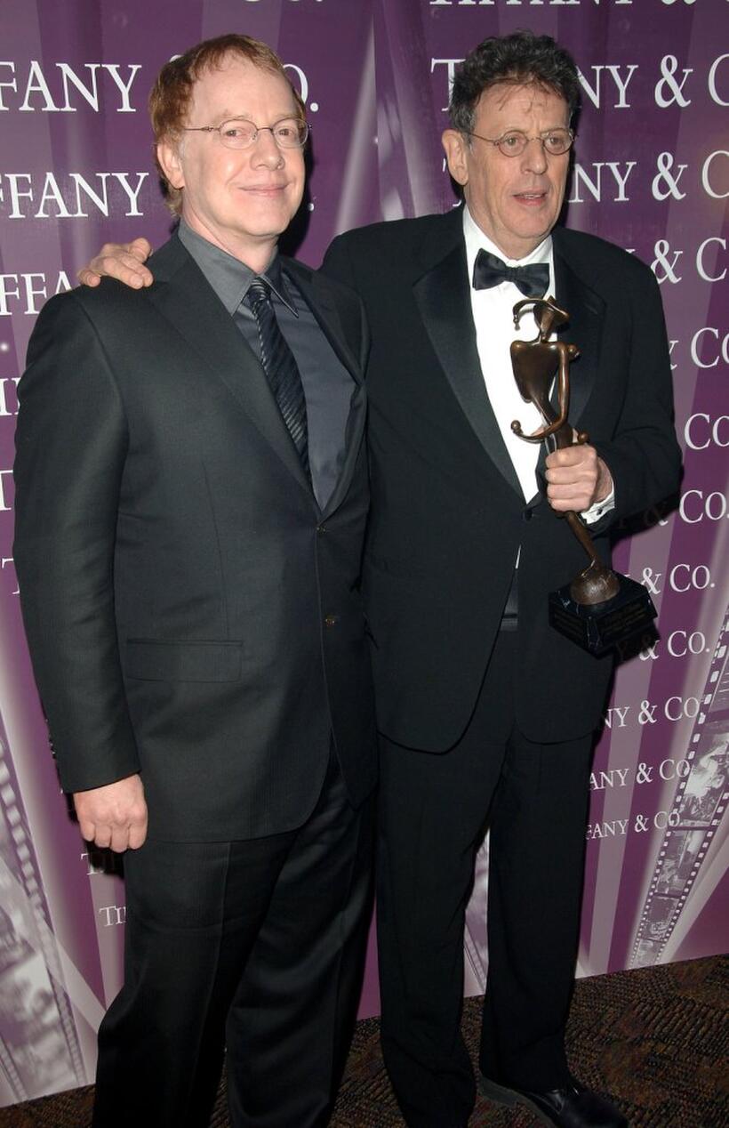 Danny Elfman and Philip Glass at the 18th Annual Palm Springs International Film Festival 2007 Gala Awards Presentation.