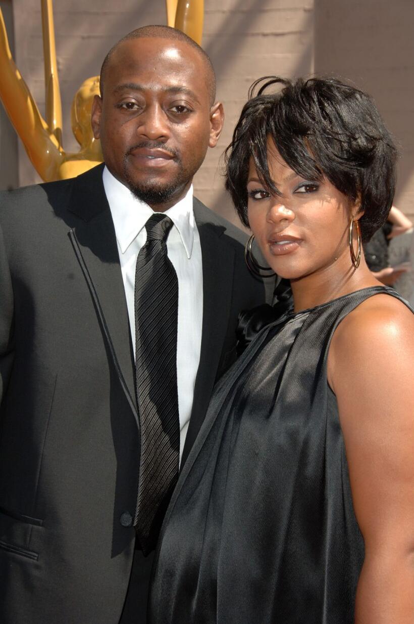 Omar Epps and wife Keisha at the 2007 Creative Arts Emmy Awards.