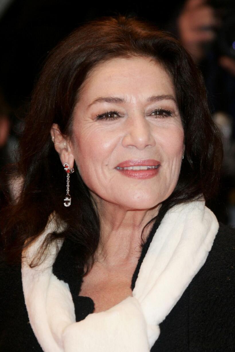 Hannelore Elsner at the premiere of "Bordertown" during the 57th Berlin International Film Festival.