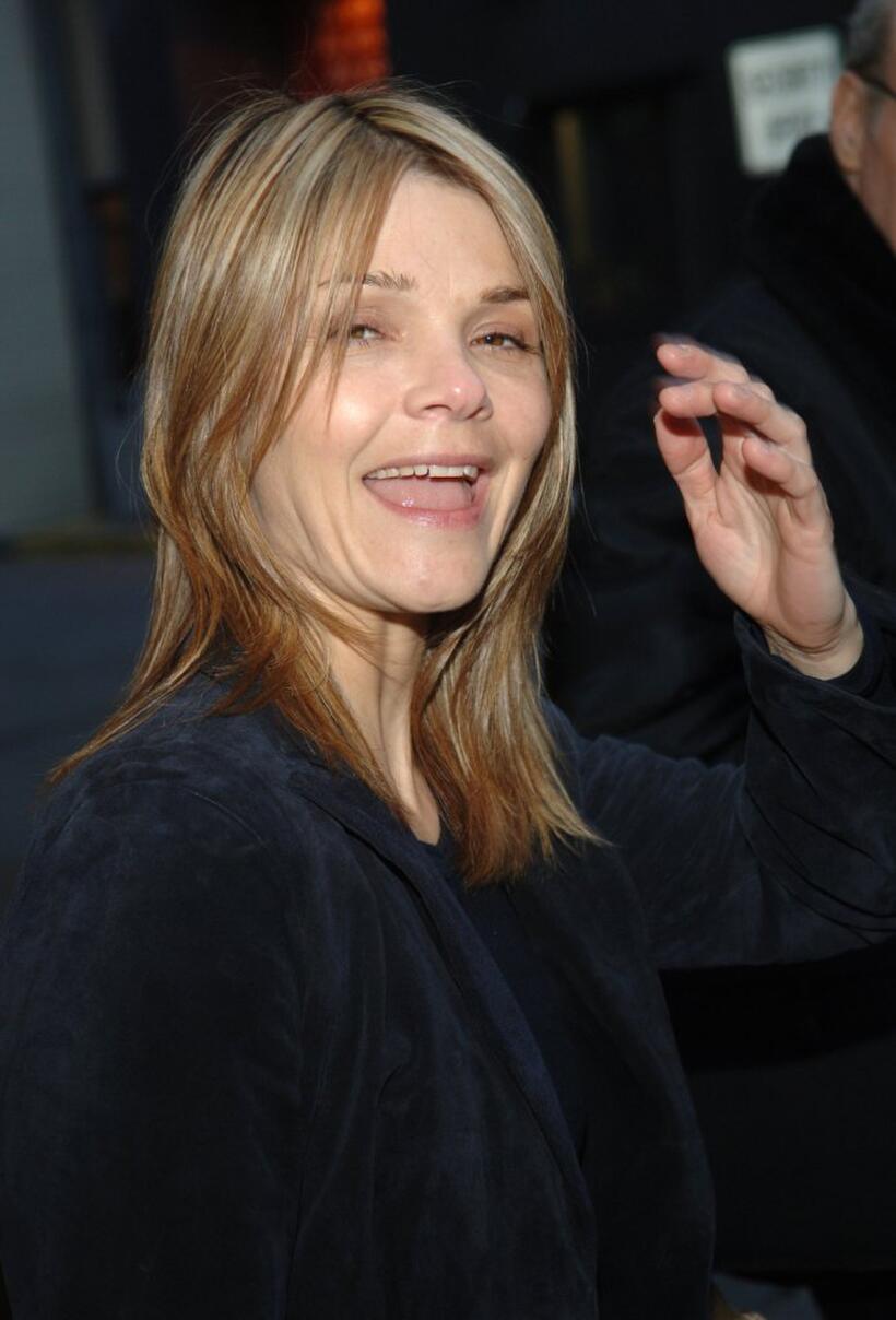 Kathryn Erbe at the opening night of "Festen".