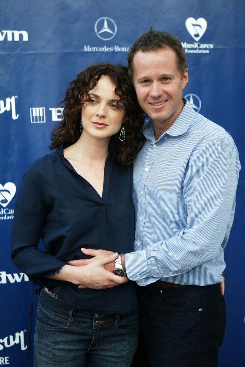 Melissa Errico and Pat McEnroe at the 77th Annual Mercedes Benz Cup.