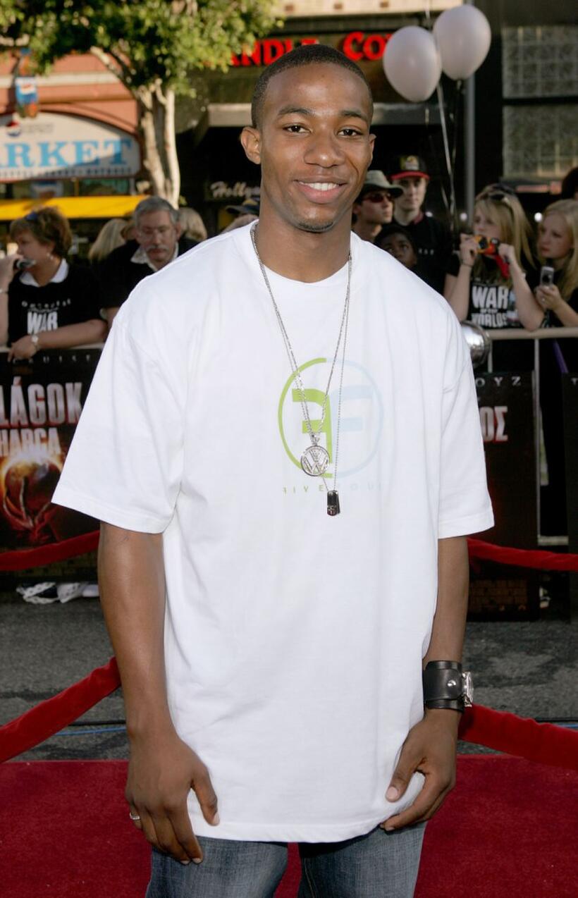 Arlen Escarpeta at the Los Angeles Fan screening of "War of the Worlds."