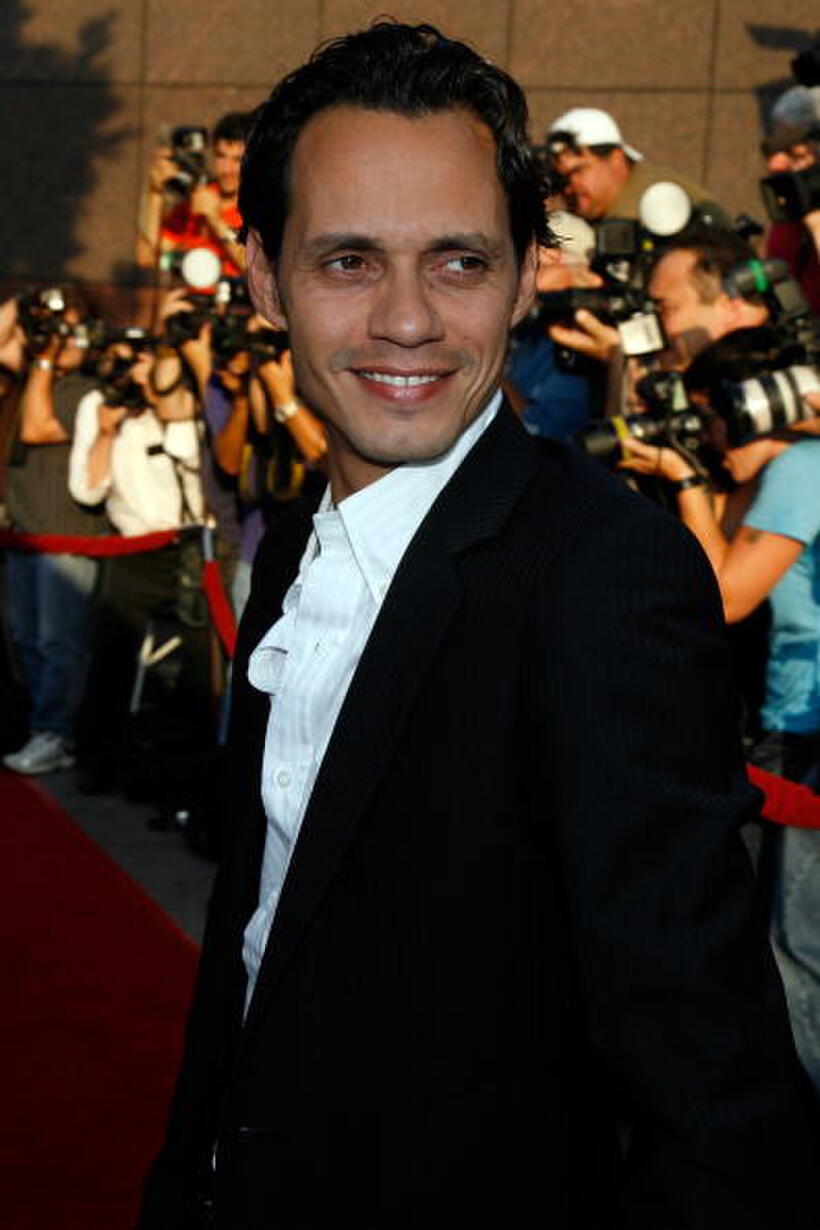 Marc Anthony at the L.A. premiere of "El Cantante."
