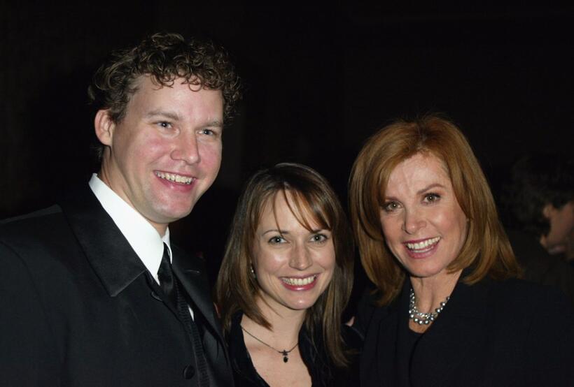 Kevin Early, Julie Ann Emery and Stefanie Powers at the post party for the William Holden Wildlife Foundation's 20th Anniversary "Broadway goes to the Movies" concert.