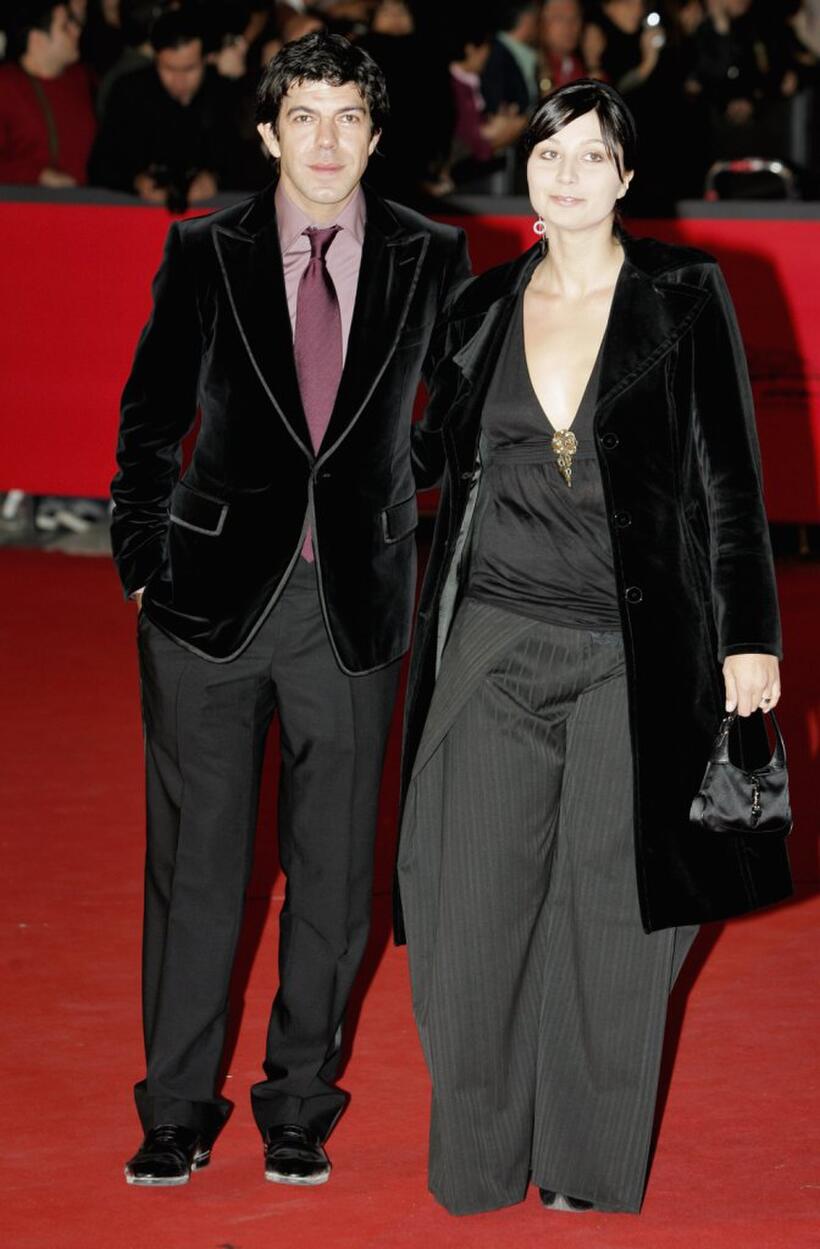 Pierfrancesco Favino and Anna at the premiere of "La Sconosciuta" during the Rome Film Festival (Festa Internazionale di Roma).