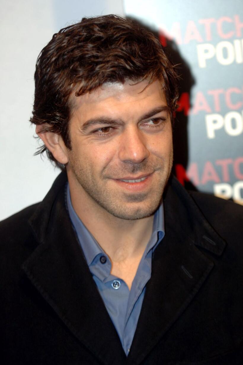 Pierfrancesco Favino at the premiere of "Match Point."