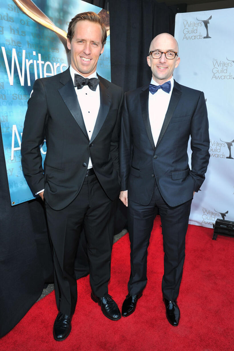 Nat Faxon and Jim Rash at the 2012 Writers Guild Awards in California.