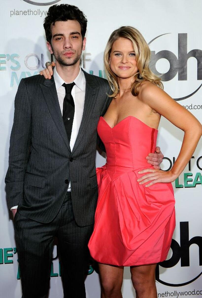 Jay Baruchel and Alice Eve at the Las Vegas premiere of "She's Out of My League."