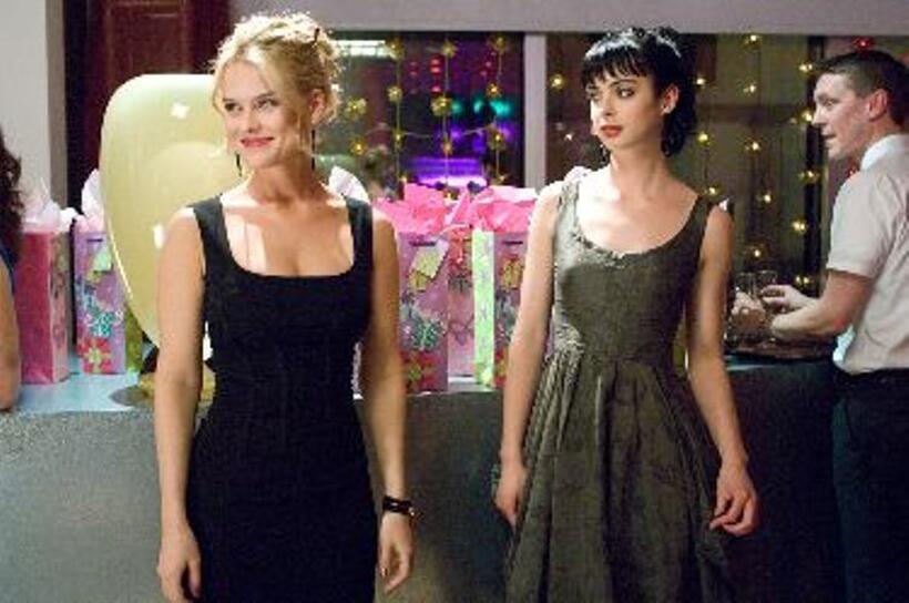 Alice Eve as Molly and Krysten Ritter as Patty in "She's Out of My League."
