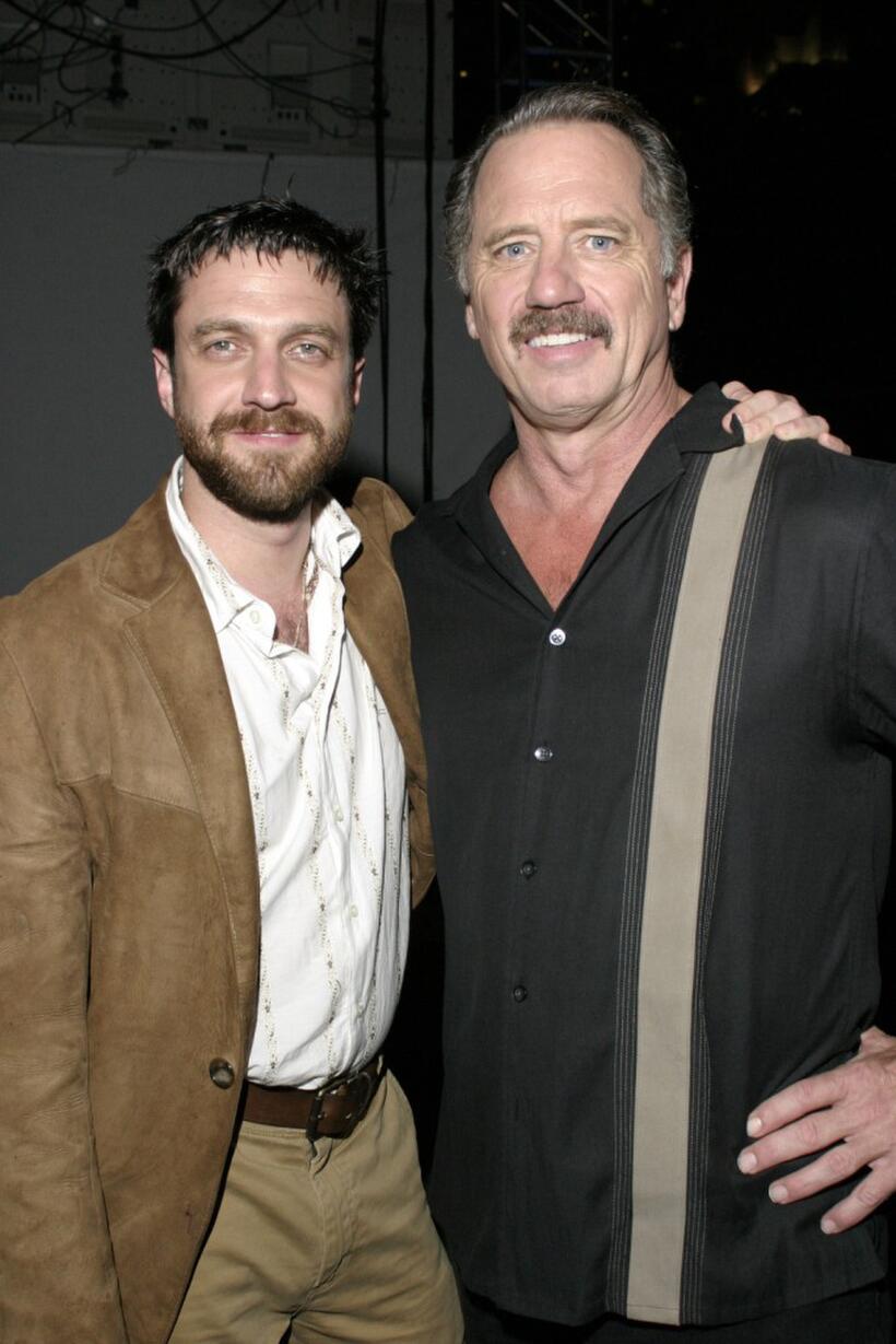 Raul Esparza and Tom Wopat at the Third Annual "Broadway Under The Stars."
