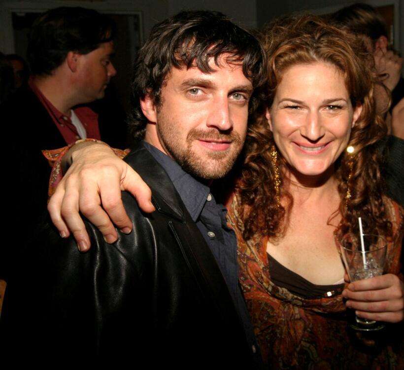 Raul Esparza and Ana Gasteyer at the Benefit Concert For "Hair" After Party.