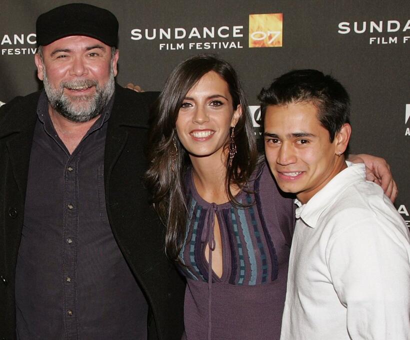 Jesus Ochoa, Paola Mendoza and Jorge Adrian Espindola at the premiere of "Padre Nuestro" during the 2007 Sundance Film Festival.