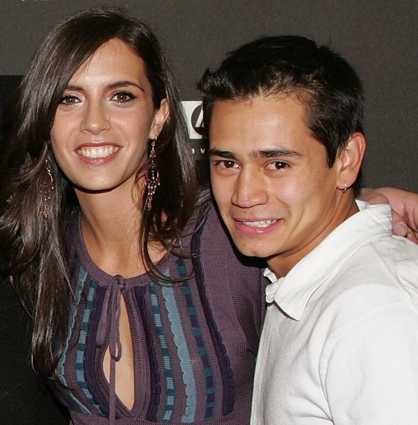 Paola Mendoza and Jorge Adrian Espindola at the premiere of "Padre Nuestro" during the 2007 Sundance Film Festival.