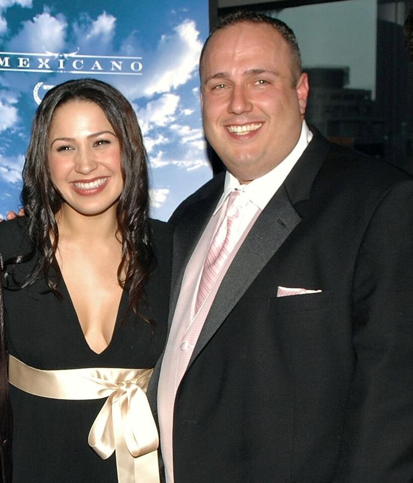 Jennifer Pena and Carmine Famiglietti at the premiere of "Amexicano" during the 2007 Tribeca Film Festival.