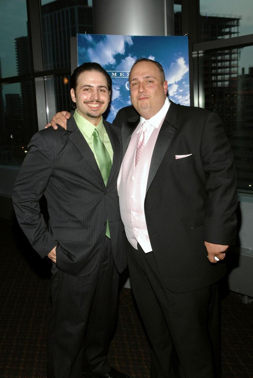 Matthew Bonifacio and Carmine Famiglietti at the premiere of "Amexicano" during the 2007 Tribeca Film Festival.