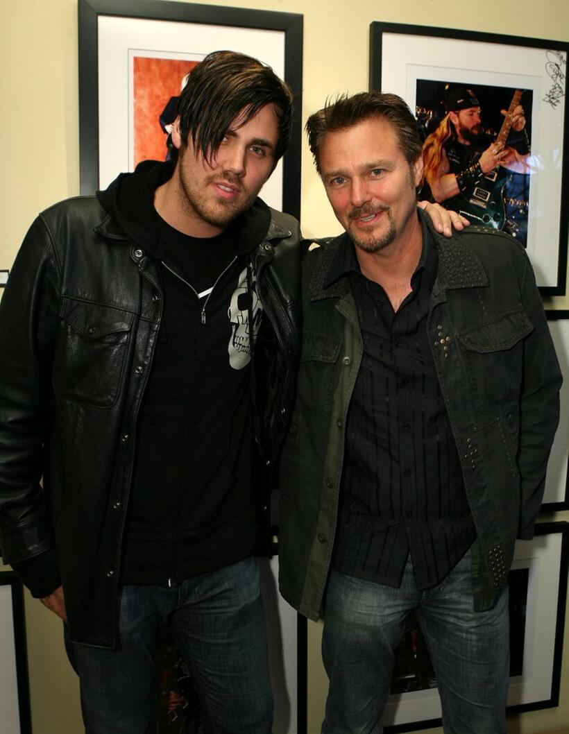 Jason Evigan and Greg Evigan at the VH1 Art Exhibition Opening.