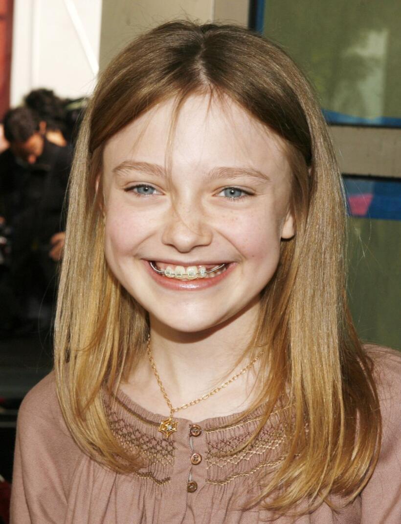 Dakota Fanning at the Los Angeles premiere of "Charlotte's Web."