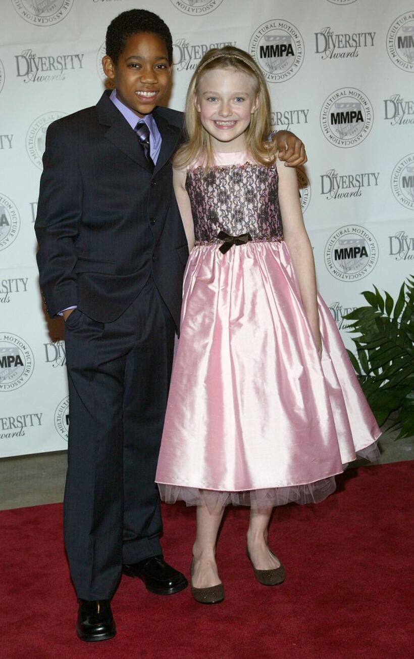 Tyler James Williams and Dakota Fanning at the MMPA's 13th Annual Diversity Awards.