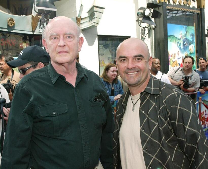 Peter Boyle and Neil Fanning at the premiere of "Scooby-Doo 2."