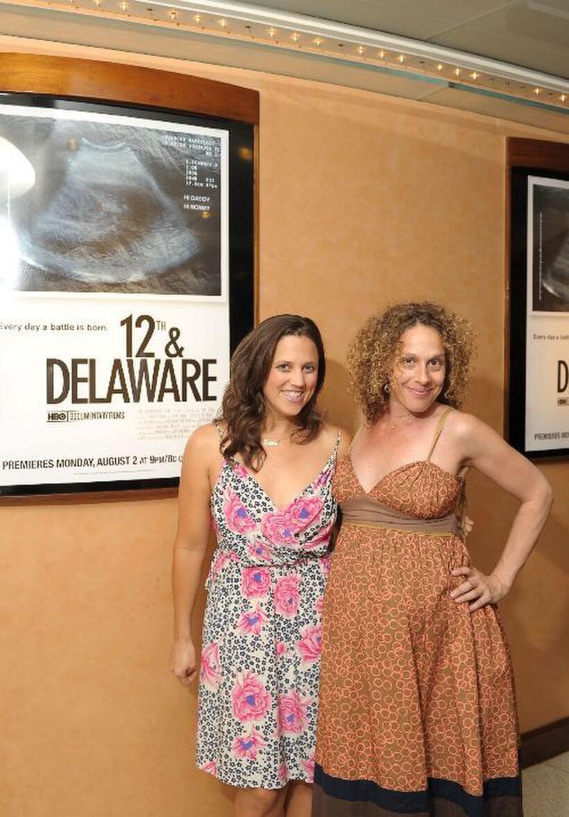 Heidi Ewing and director Rachel Grady at the screening of "12th & Delaware."