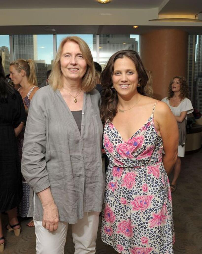 Susan Froemeke and Heidi Ewing at the screening of "12th & Delaware."