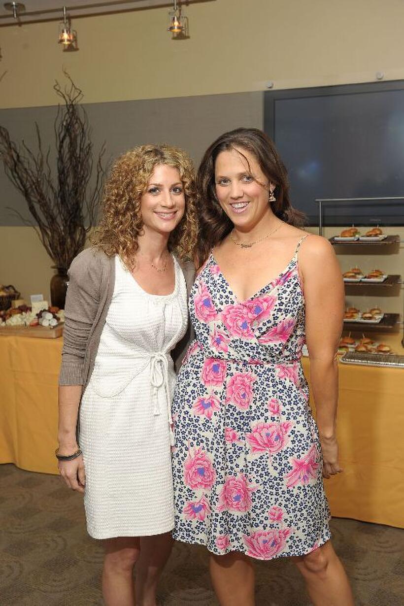 Sara Bernstein and Heidi Ewing at the screening of "12th & Delaware."