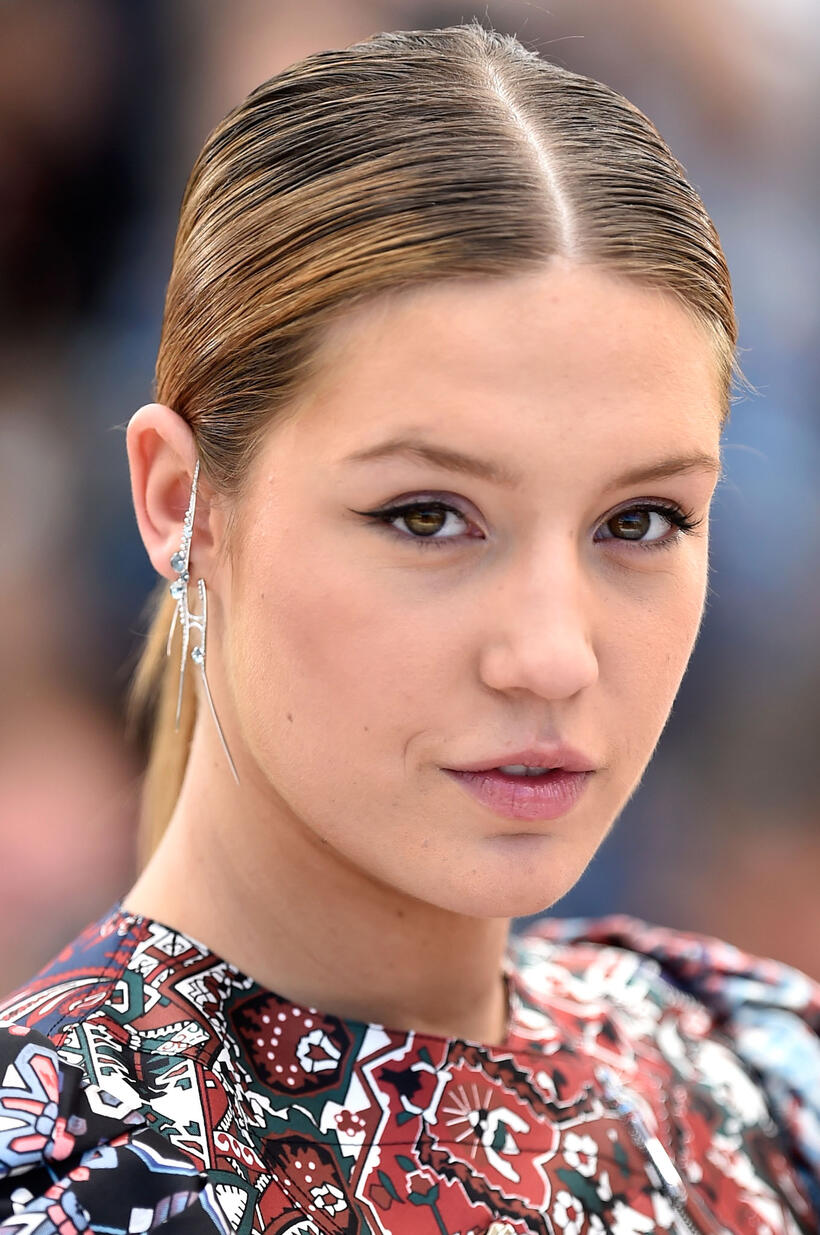 Adele Exarchopoulos at the "The Last Face" photocall during the 69th annual Cannes Film Festival.