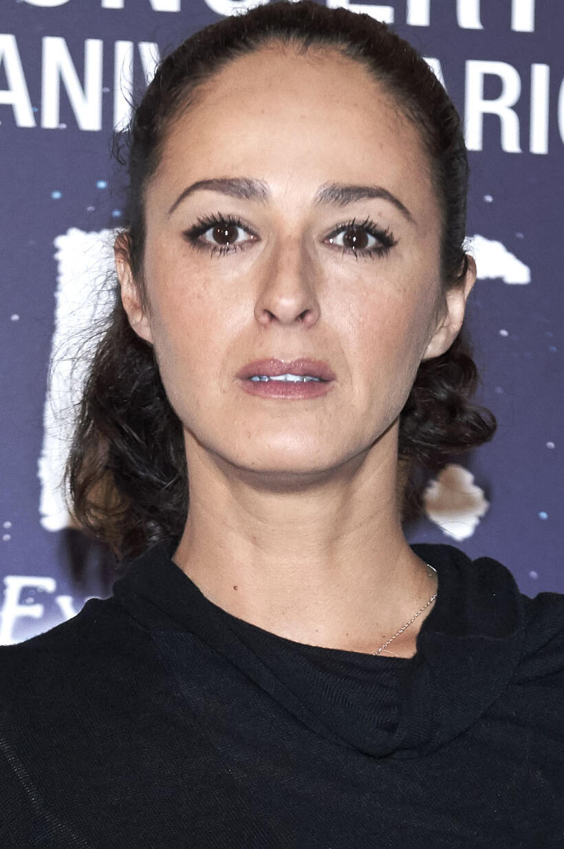 Monica Estarreado at the "E.T." 35th anniversary concert in Madrid.