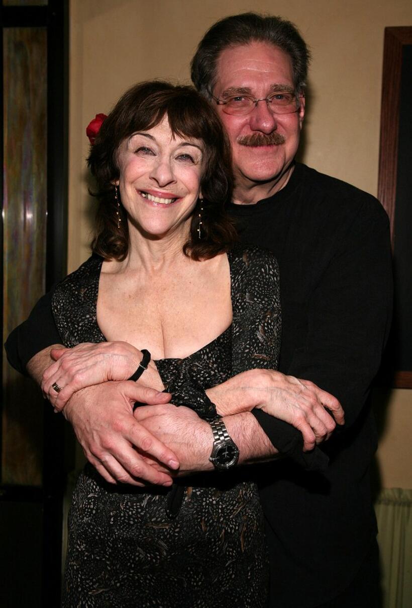 Laura Esterman and Richard Masur at the New Group opening of "Two Thousand Years."