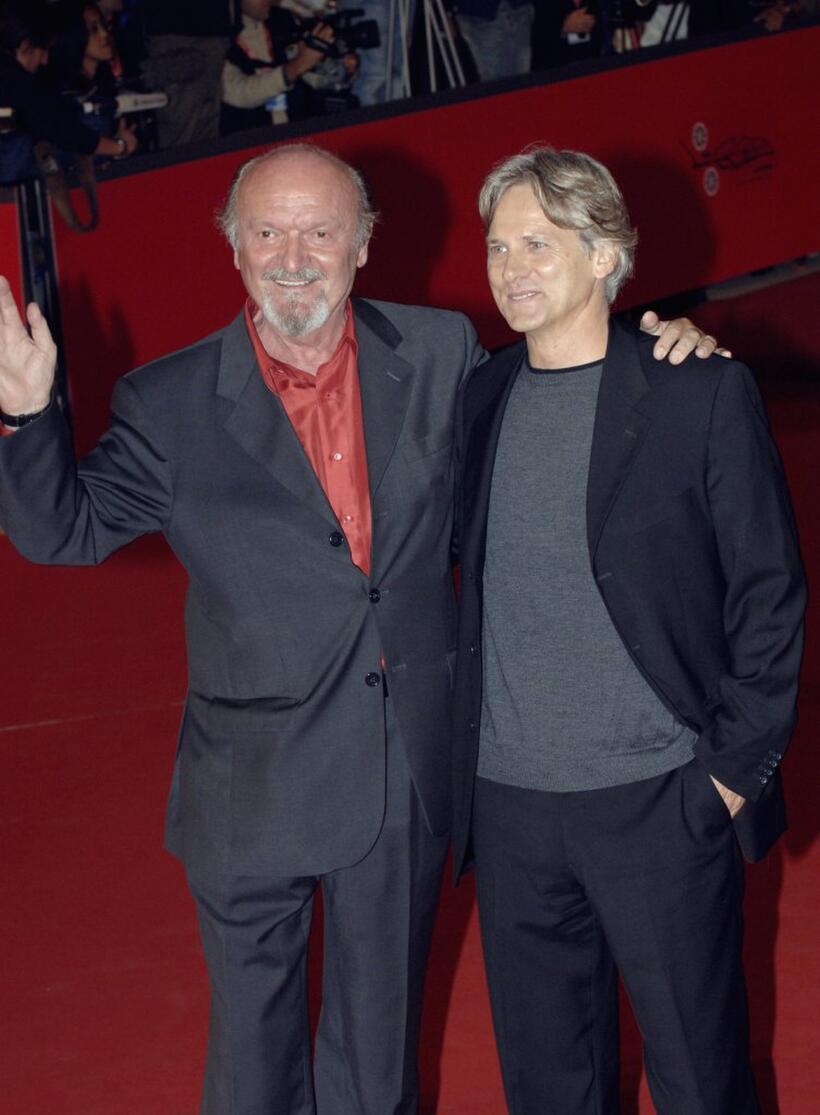 Omero Antonutti and Giulio Scarpati at the premiere of "N (Io e Napoleone)."