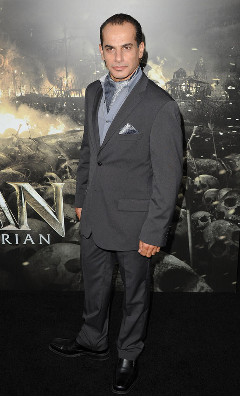 Said Faraj at the California premiere of "Conan The Barbarian."