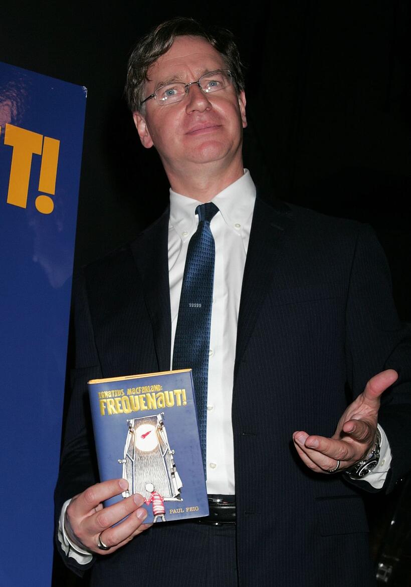 Paul Feig at the sci-fi novel "Ignatius MacFarland: Frequenaut" party.