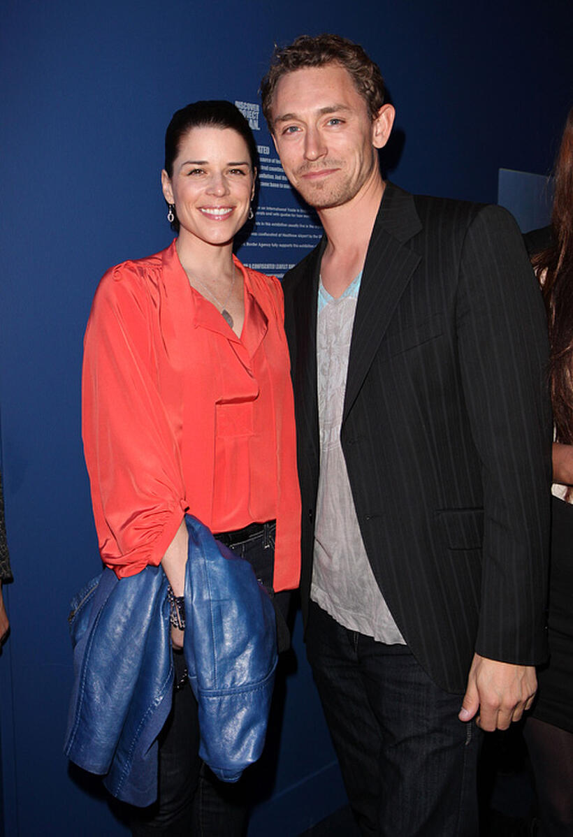 Neve Campbell and JJ Feild at the Project Ocean Launch party.