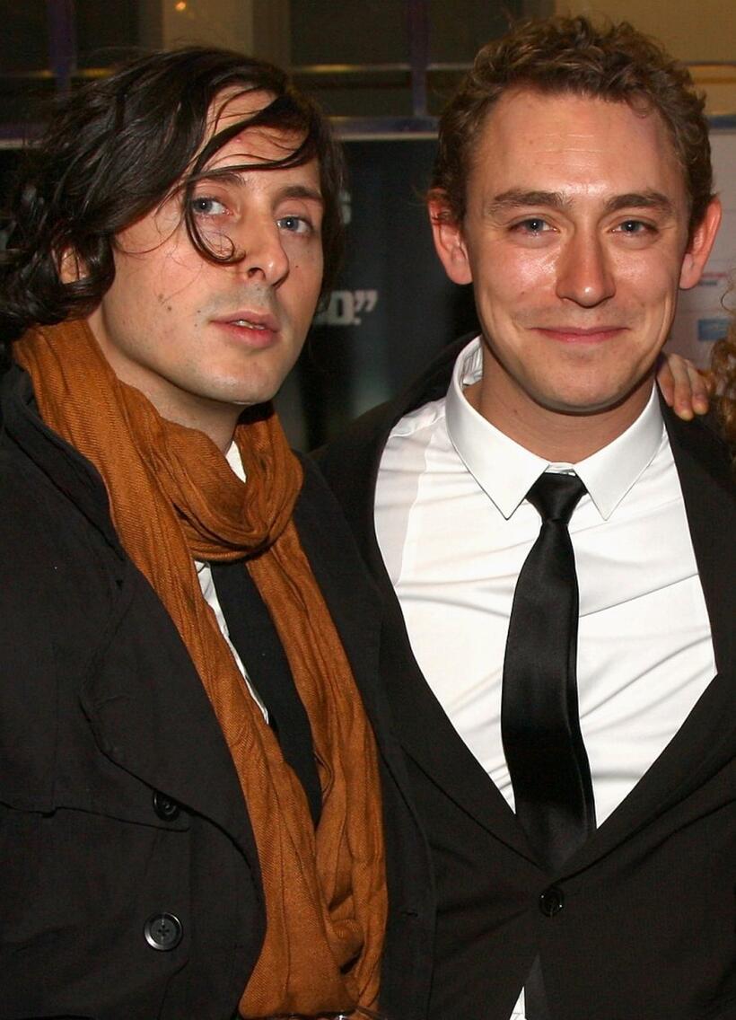 Carl Barat and JJ Feild at the world premiere of "Telstar" during the BFI 52nd London Film Festival.