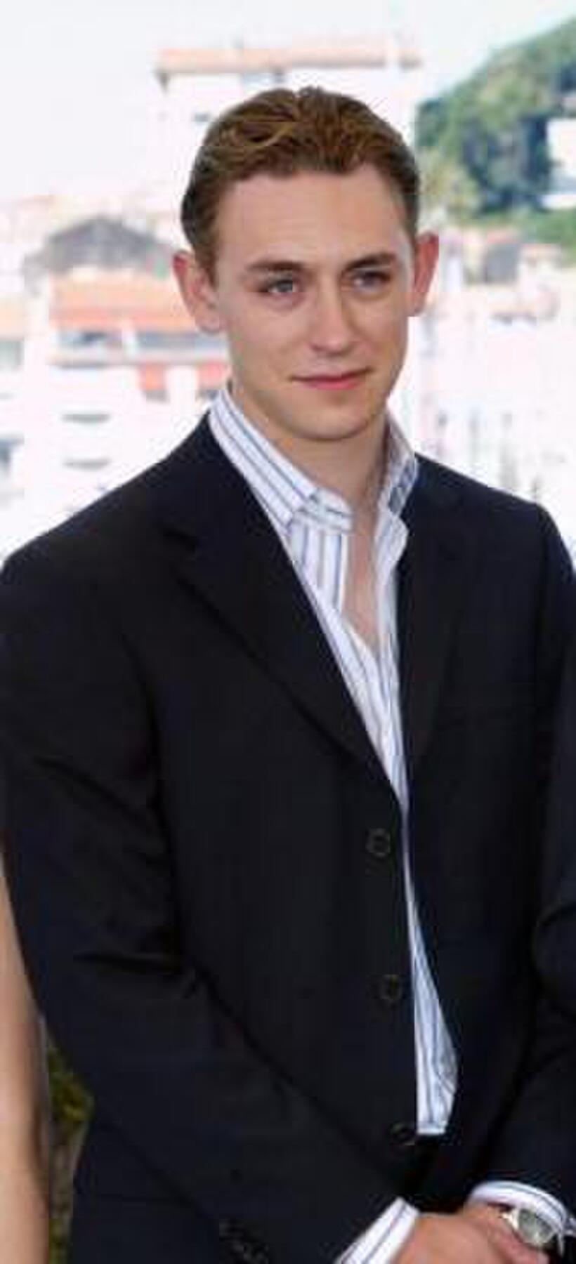 JJ Feild at the photocall of "The Tulse Luper suitcases" during the 56th Cannes film festival.