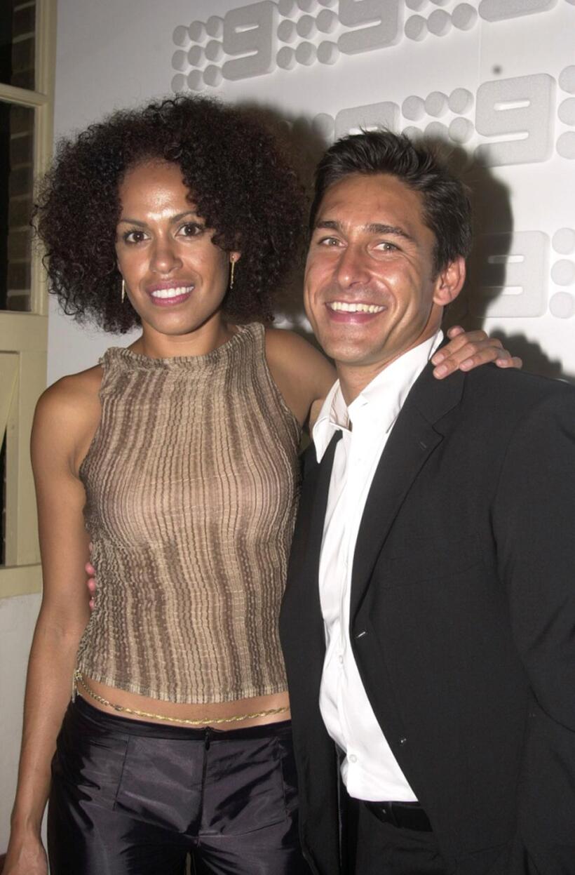 Christine Anu and Jamie Durie at the Launch of Channel 9 2001 Season.