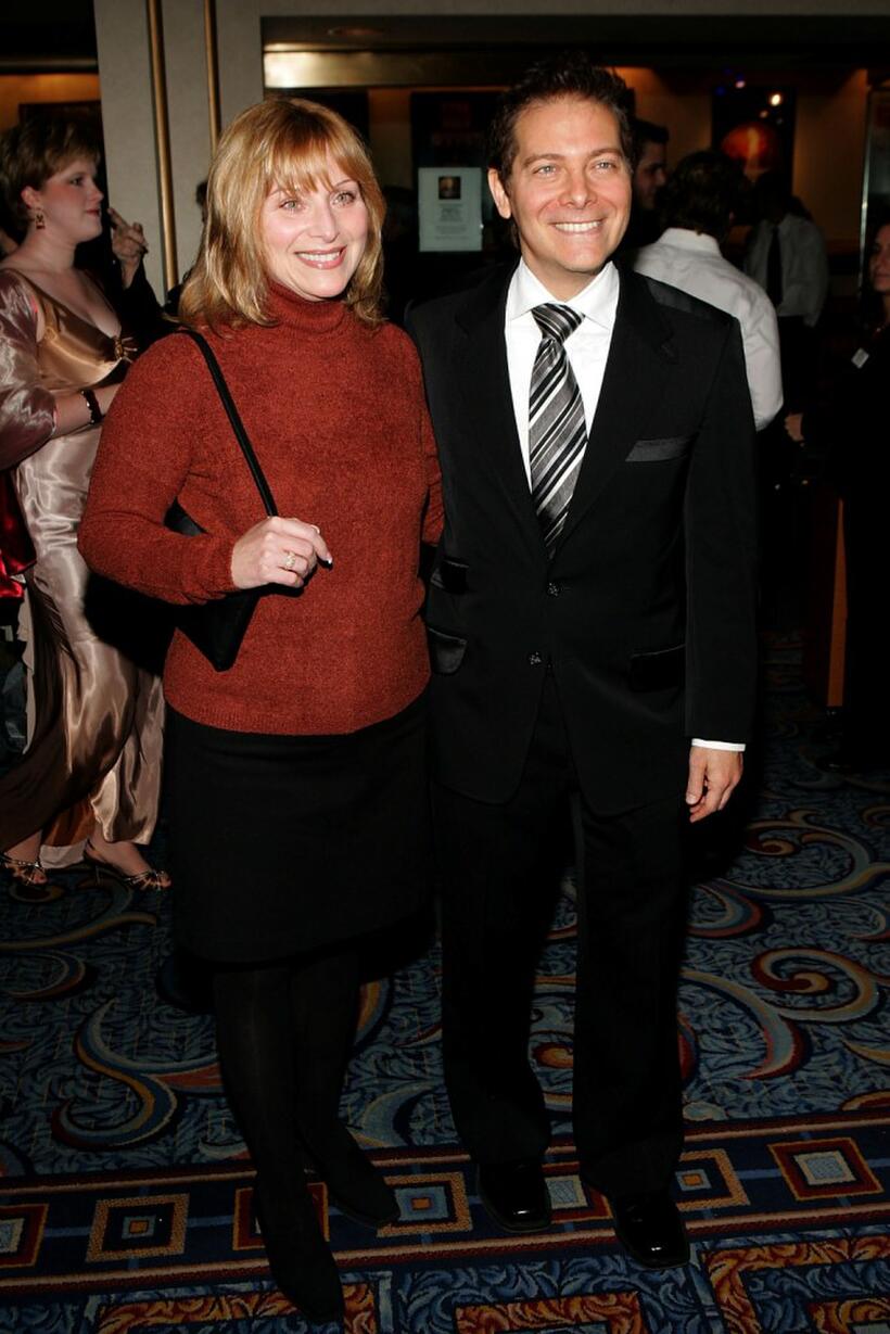 Roslyn Kind and Michael Feinstein at the opening night play of "The Woman in White."