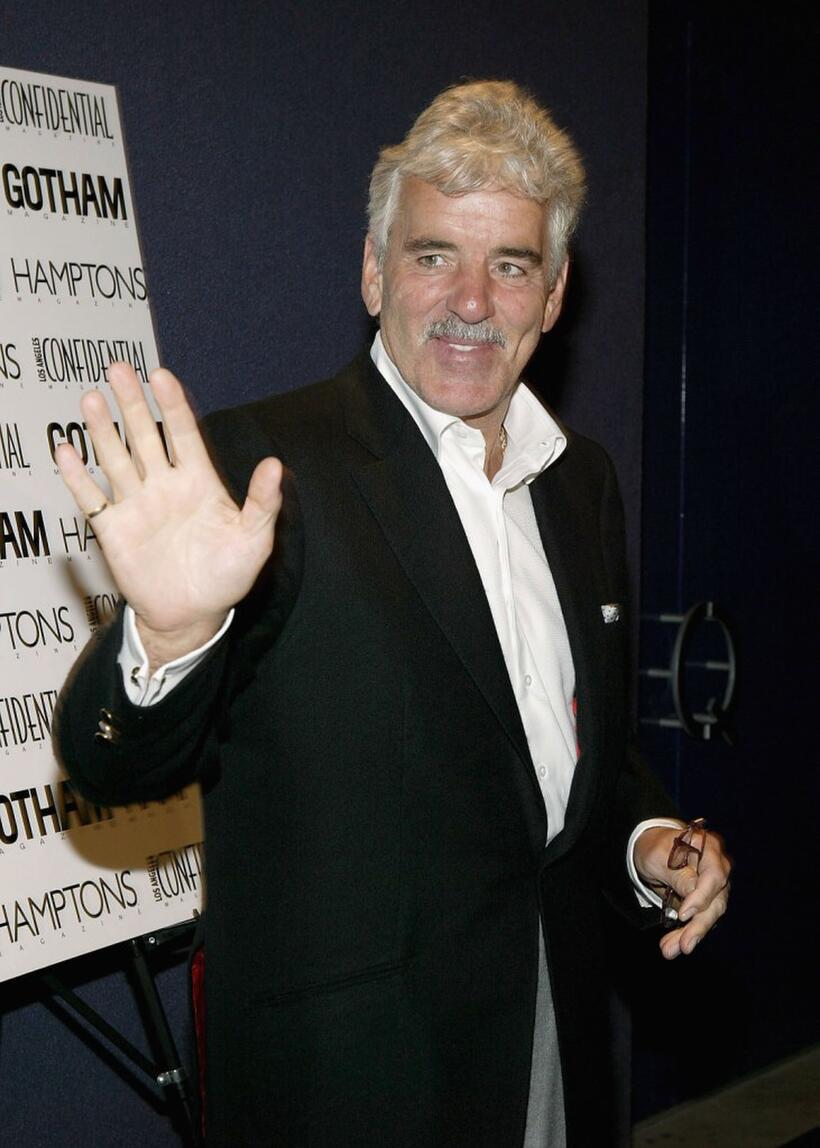 Dennis Farina at the party at QUO.