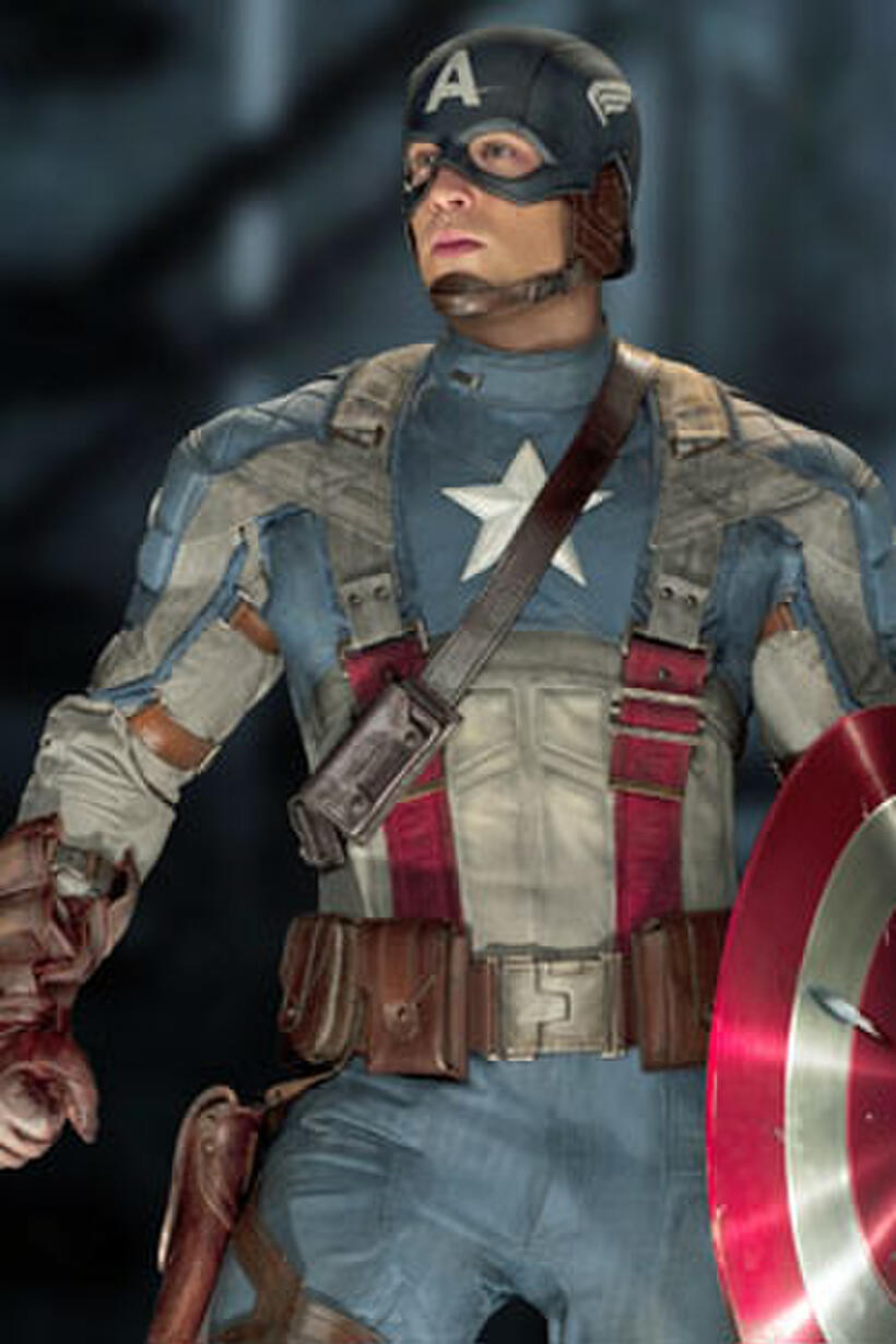 Chris Evans as Captain America in "Captain America: The First Avenger."