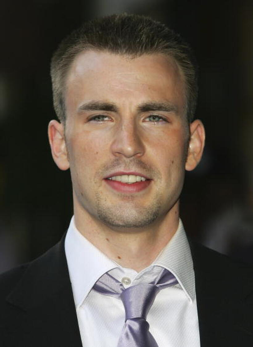 Chris Evans at the London premiere of "Fantastic Four: Rise of the Silver Surfer."
