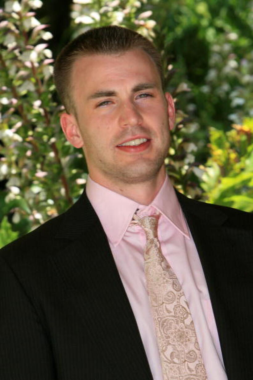 Chris Evans at the Rome photocall of the "Fantastic Four: Rise of the Silver Surfer."