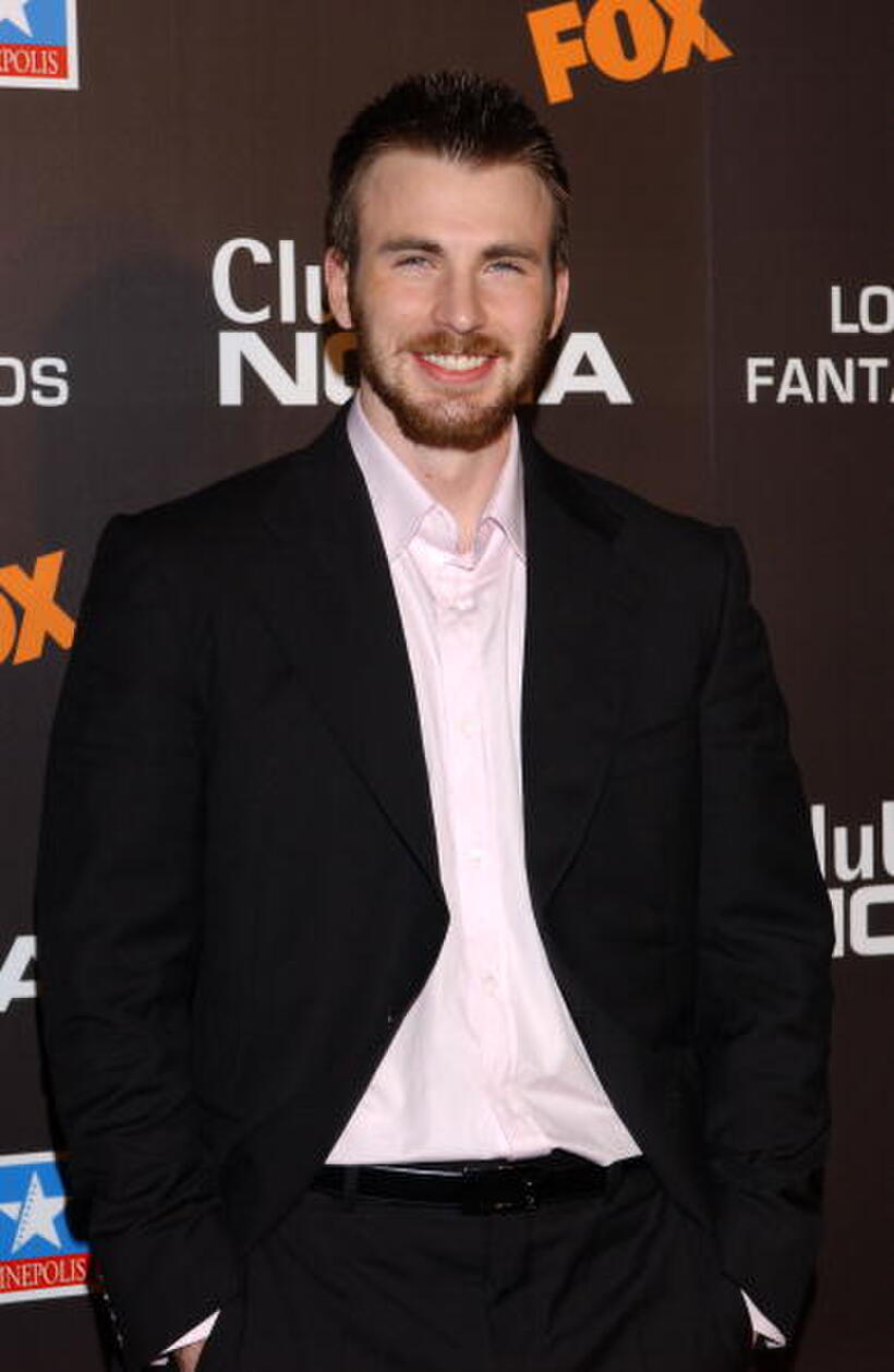 Chris Evans at the Madrid premiere of "Fantastic Four." 