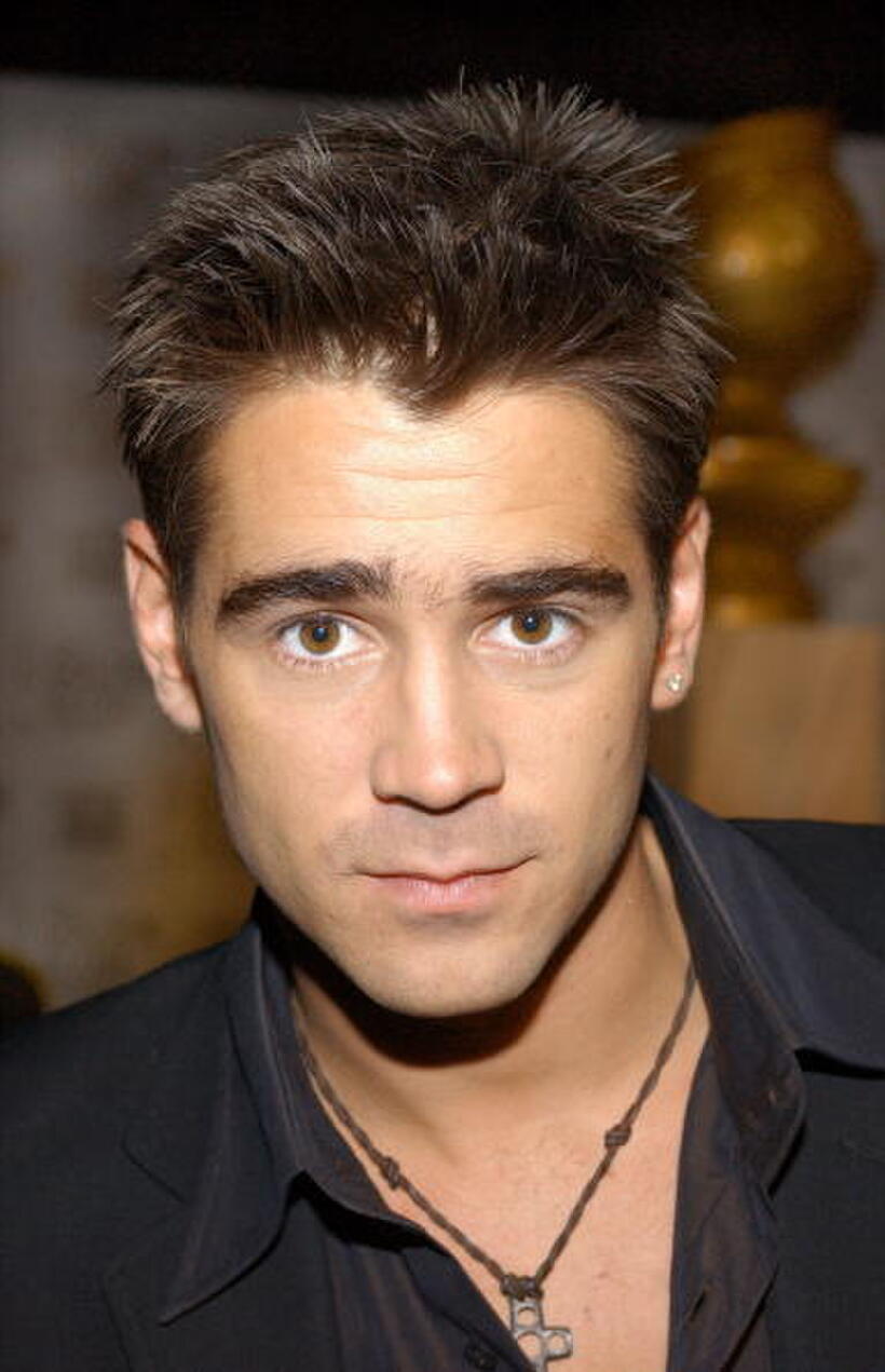 Colin Farrell at the Golden Globe Awards Nominations. 